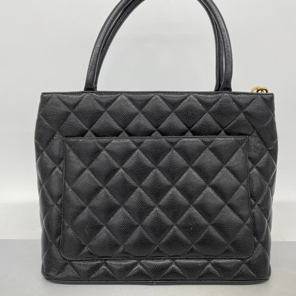 CHANEL Black Caviar Leather Reissue Tote Bag - Picture 9 of 9